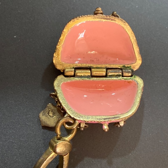 RARE Vintage Y2K JUICY COUTURE PINK QUILTED BOWLER BAG STATUS DAYDREAMER BARBIE - Picture 8 of 12